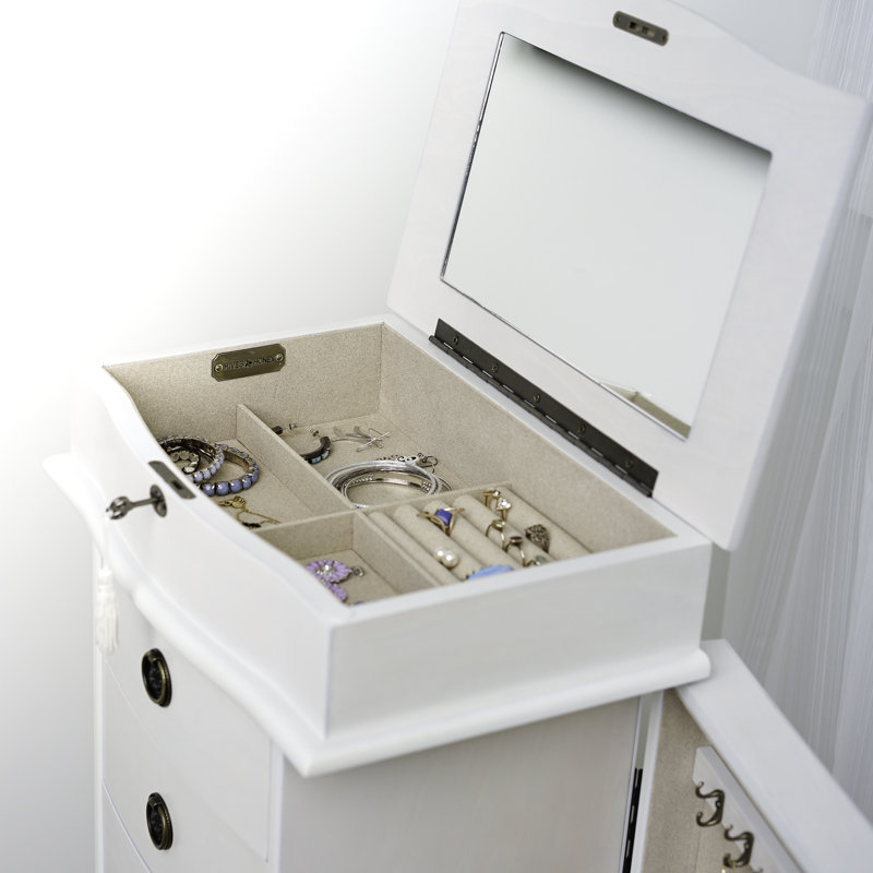 Alcott Hill® Argueta 15.5'' Wide Freestanding Jewelry Armoire with